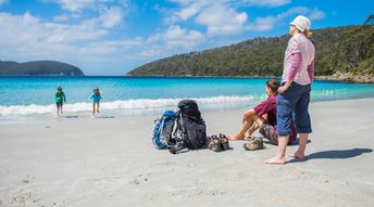 Australia, Tasmania, Fortescue Bay beach