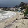 Australia, Tasmania, Opossum Bay beach, dock