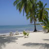 Dominican Republic, Las Galeras beach, chairs