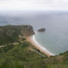 Dominican Republic, Montecristi (El Morro) beach, aerial view