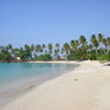 Dominican Republic, Playa Rincon beach, chairs