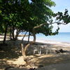 Dominican Republic, Rio San Juan beach, cafe