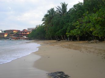 Dominican Republic, Sosua beach, sand