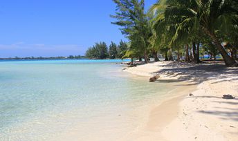 Honduras, Utila, Water Cay, beach