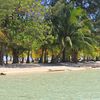 Honduras, Utila, Water Cay, beach, view from water