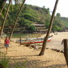 India, Goa, Cola beach, boat