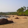 Индия, Гоа, пляж Кола бич, вид на северо-запад