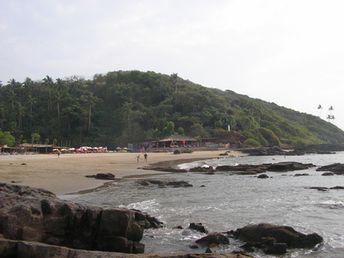 India, Goa, Vagator beach
