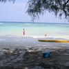 Malaysia, Perhentian Islands, Flora Bay beach, kayak