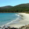 Tasmania, Fortescue Bay beach, water edge