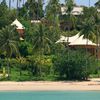 Thailand, Ko Kood, Soneva Kiri beach, view from water