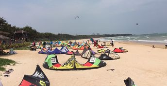 China, Hainan, Boao kite beach