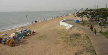 China, Shandong, Rizhao beach