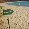 Ecuador, Los Frailes beach, sign