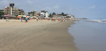 Ecuador, Montanita beach