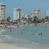 Ecuador, Salinas beach, water edge