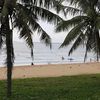 Hainan, Riyuewan beach, palms
