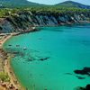 Ibiza, Cala d'Hort beach, view from top