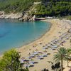 Ibiza, Cala de Sant Vicent beach, palms