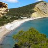 Ibiza, Cala Jondal beach, view from top