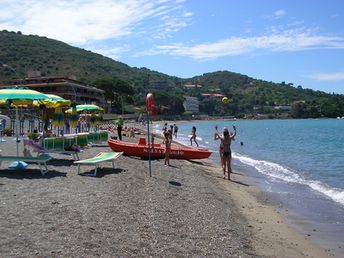 Italy, Tuscany, Orbetello, Pozzarello beach, 