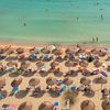 Mallorca, Ca'n Picafort beach, view from above