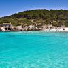 Mallorca, Mondrago beach, blue water