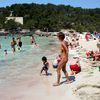 Mallorca, Mondrago beach, water edge