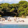 Menorca, Cala es Talaier beach, view from water