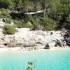 Menorca, Cala Mitjaneta beach, view from water