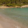 Menorca, Cala Trebaluger beach, water edge