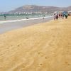 Марокко, Пляж Агадир, мокрый песок