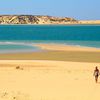 Morocco, Dakhla beach, lagoon