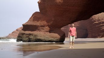 Morocco, Legzira beach, arch