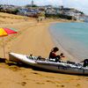 Morocco, Moulay Bousselham beach, kayak