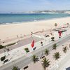 Morocco, Tangier beach, street