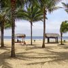 Puerto Lopez, Hosteria Mandala, beach palms