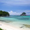 Seychelles, Mahe island, Anse Royale beach, small island