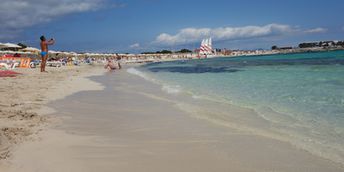 Spain, Formentera, Es Pujols beach