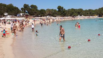 Spain, Ibiza, Cala Bassa beach