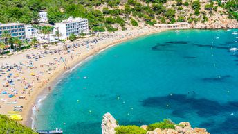 Spain, Ibiza, Cala de Sant Vicent beach