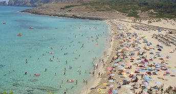 Spain, Mallorca, Cala Mesquida beach