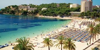 Spain, Mallorca, Magaluf beach