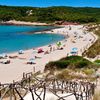 Spain, Menorca, Cala d'Algaiarens beach