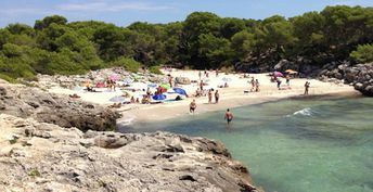 Spain, Menorca, Cala es Talaier beach