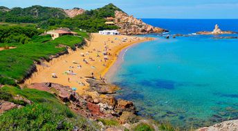 Spain, Menorca, Cala Pregonda beach