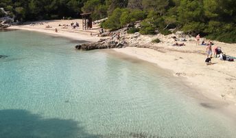Spain, Menorca, Cala Turqueta beach
