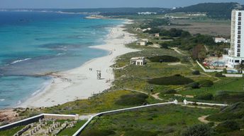 Spain, Menorca, Son Bou beach