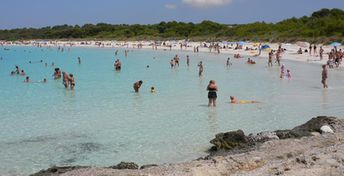 Spain, Menorca, Son Saura beach