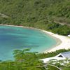 American Virgin Islands (USVI), St. Thomas island, Brewers Bay beach, view from the top